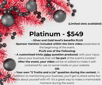 Platinum Sponsor Platinum Sponsor